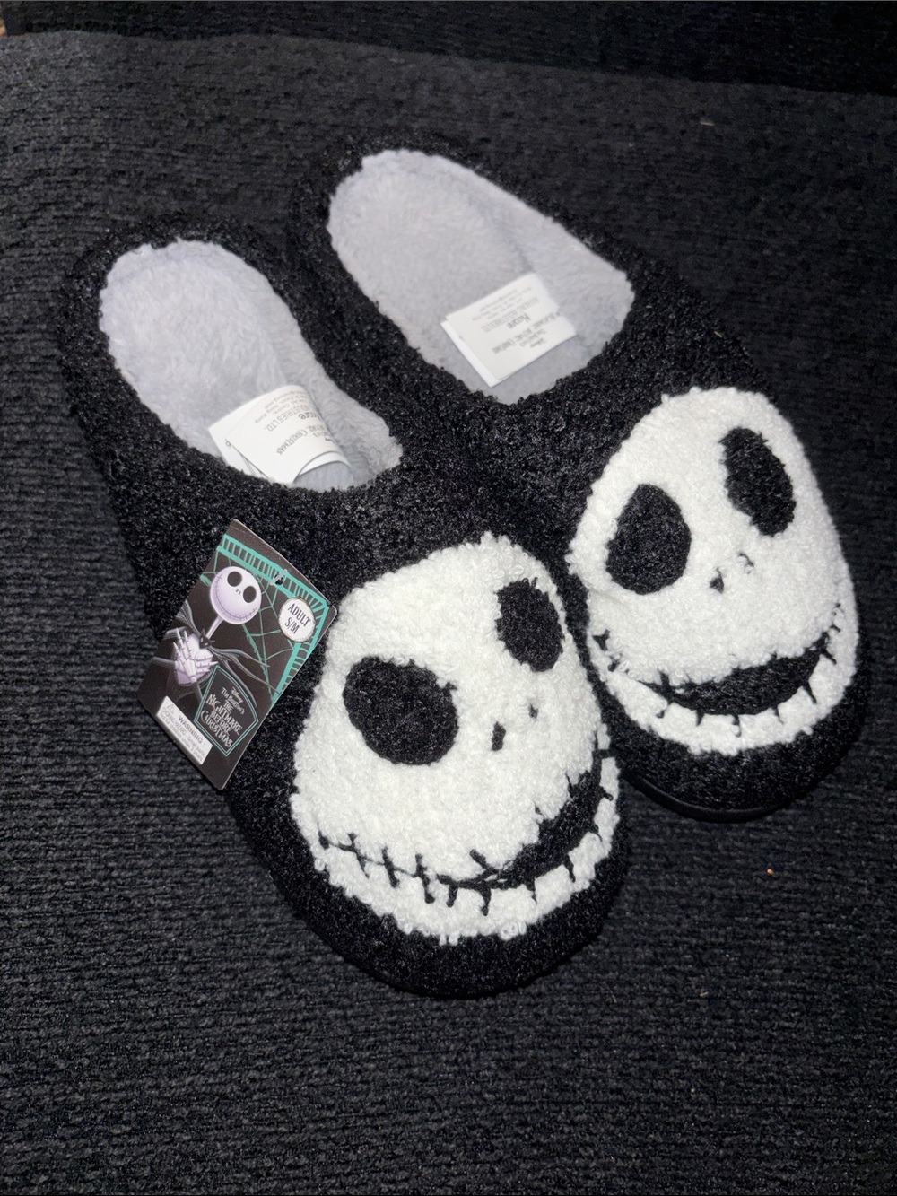 Jack Skellington Slippers size S/M